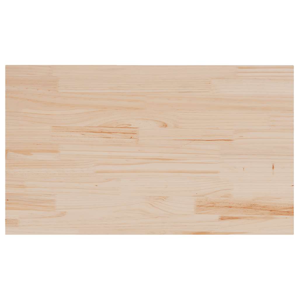 vidaXL Tablero de mesa rectangular 3 uds madera de pino 80x47x2,5 cm - Image 3
