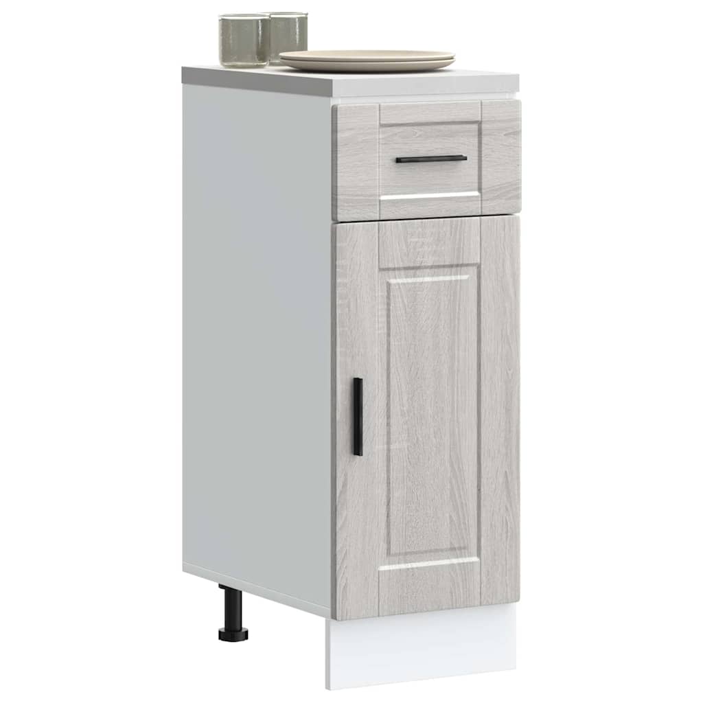 vidaXL Mueble bajo de cocina porto gris sonoma madera reconstituida