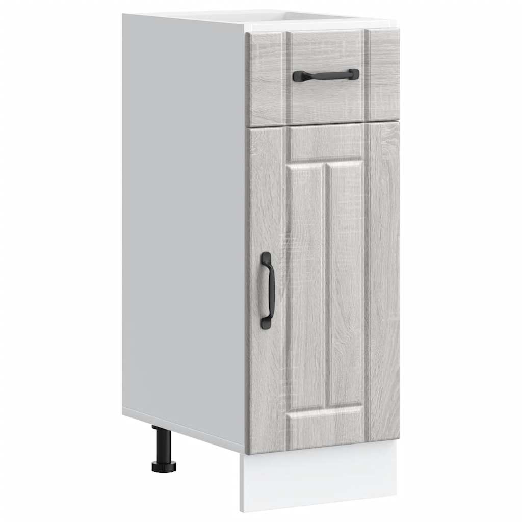 vidaXL Mueble bajo de cocina Lucca madera contrachapada gris sonoma