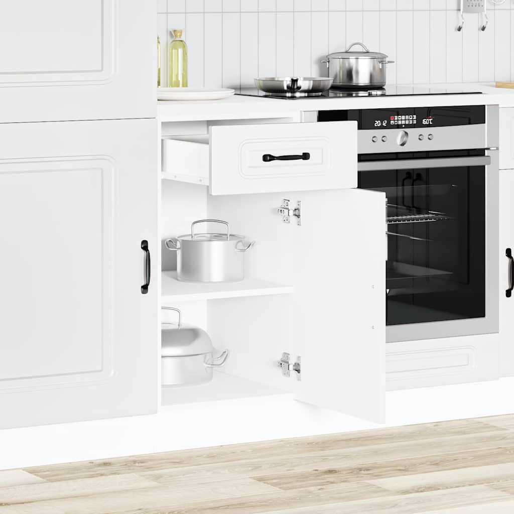 vidaXL Mueble bajo de cocina Kalmar madera de ingeniería blanca