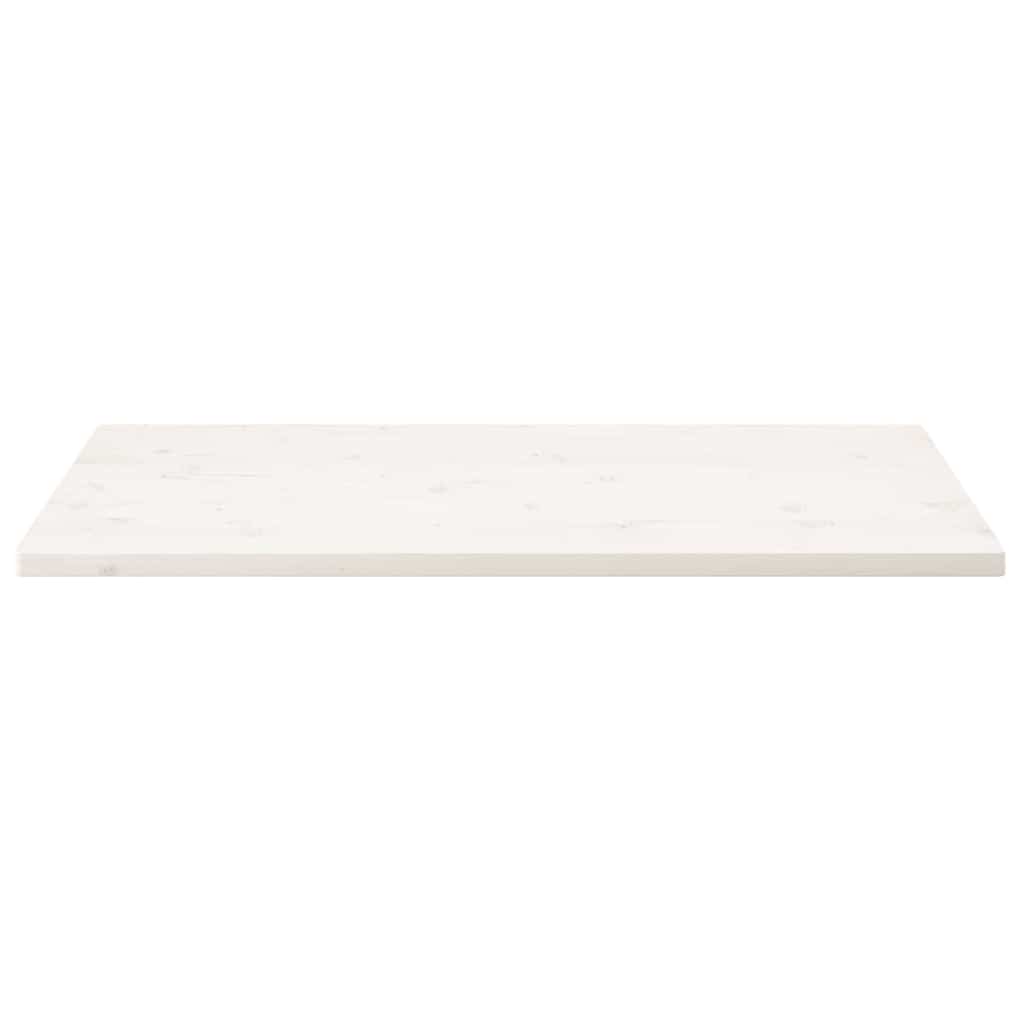 vidaXL Tablero de mesa rectangular madera de pino blanco 110x55x2,5 cm - Image 3