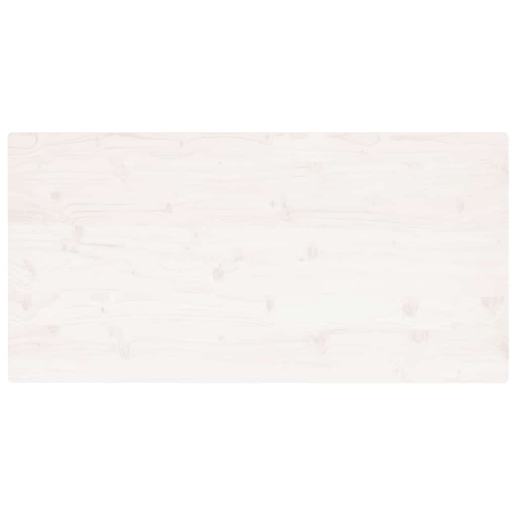 vidaXL Tablero de mesa rectangular madera de pino blanco 110x55x2,5 cm - Image 5