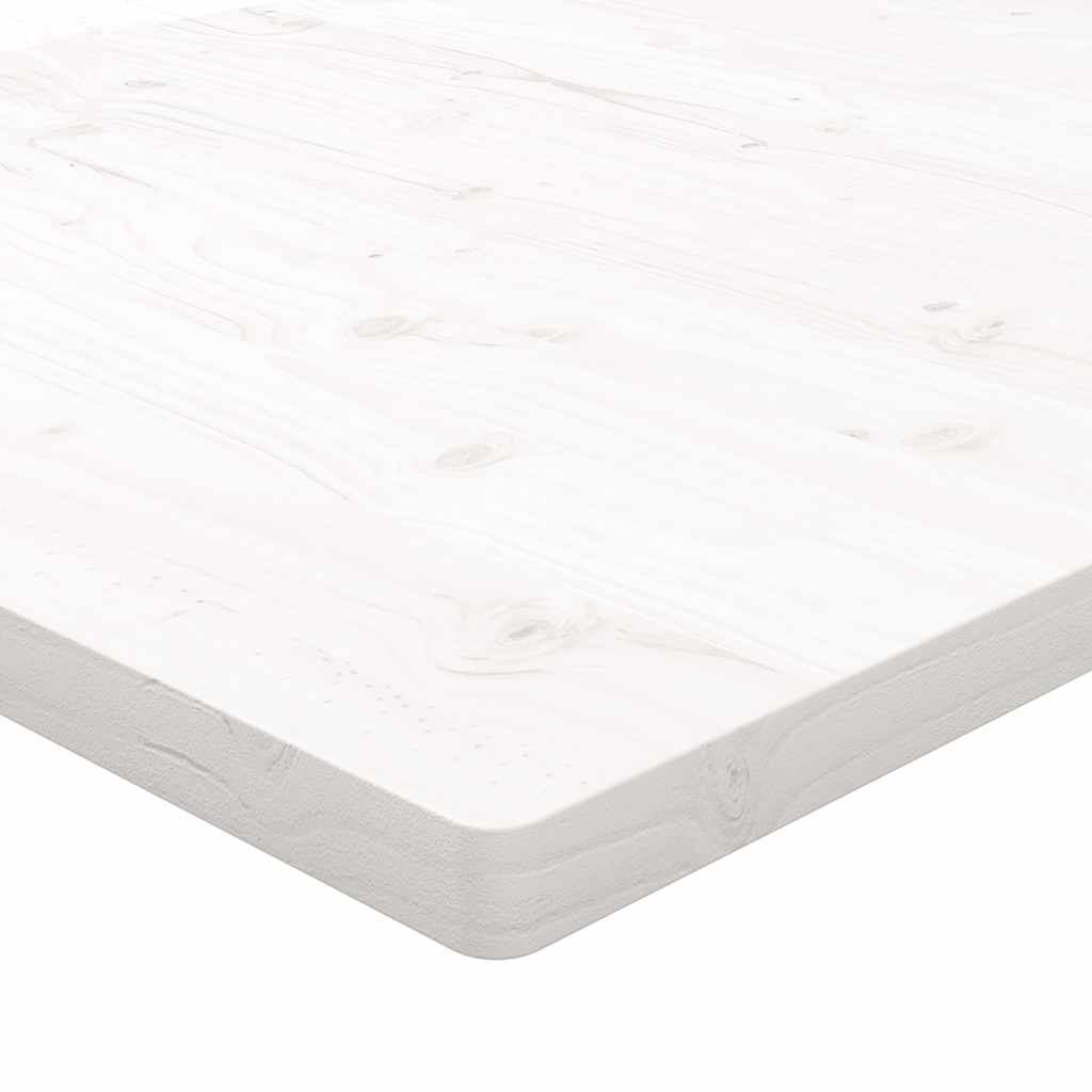 vidaXL Tablero de mesa rectangular madera de pino blanco 110x55x2,5 cm - Image 6