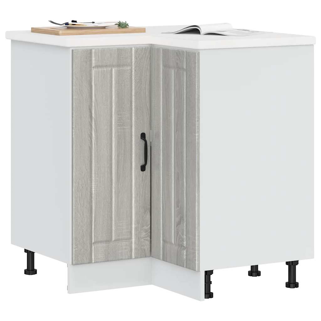 vidaXL Mueble bajo esquina de cocina Lucca madera reconstituida