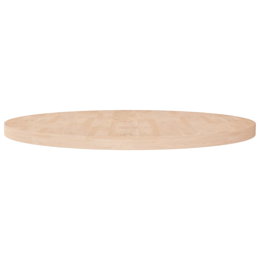 vidaXL Superficie de mesa redonda madera de roble sin tratar Ø90x4 cm