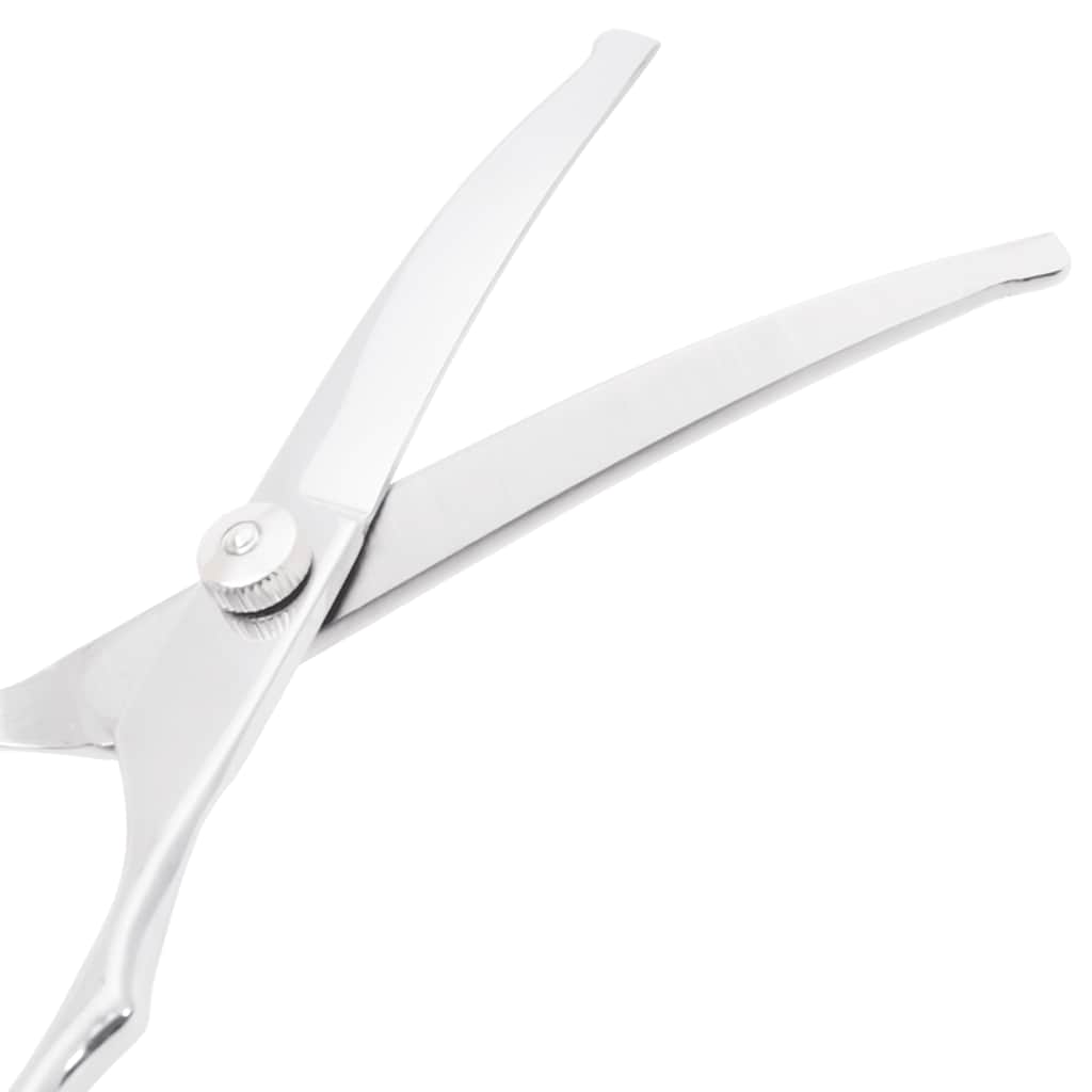 vidaXL Set de tijeras de peluquería canina 7 piezas acero inoxidable - Image 4