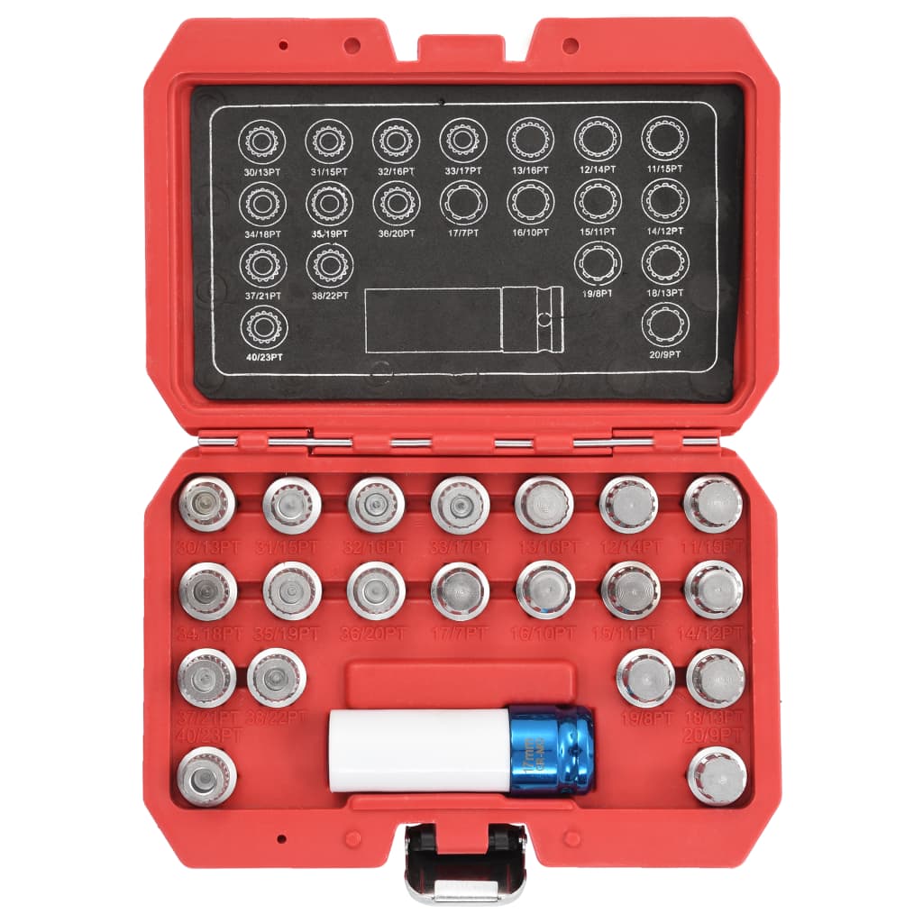 vidaXL 21-tlg. Felgenschloss-Demontagewerkzeug-Set für BMW - Image 3