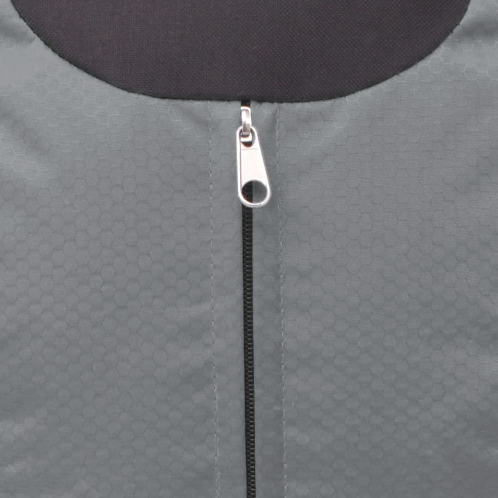 vidaXL Wanderrucksack 40 L Schwarz und Grau - Image 6