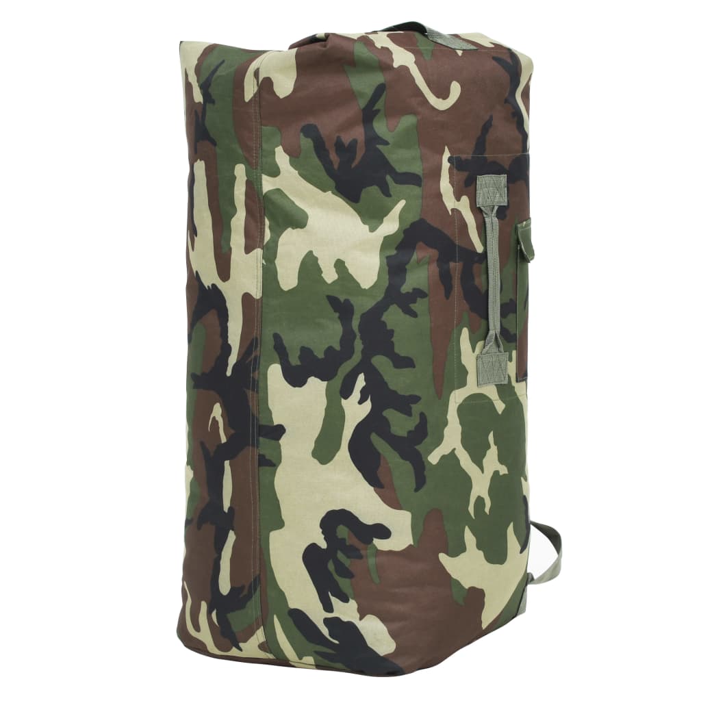 vidaXL Seesack Armee-Stil 85 L Camouflage - Image 4