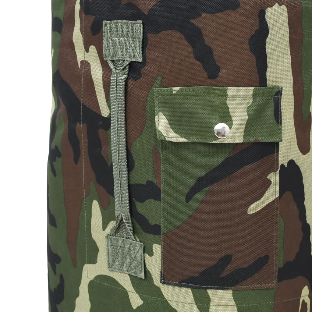 vidaXL Seesack Armee-Stil 85 L Camouflage - Image 6