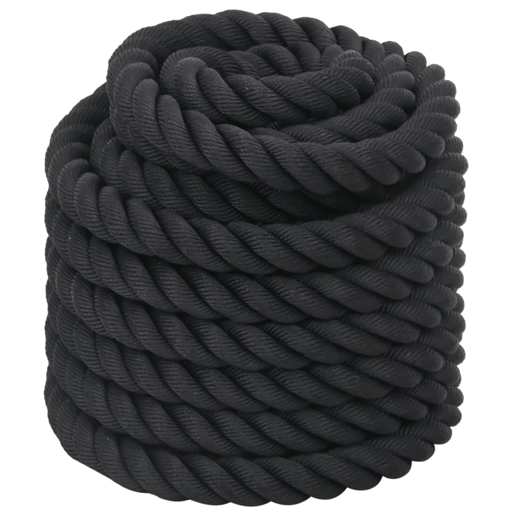 vidaXL Battle Rope Schwarz 15 m 11 kg Polyester - Image 4