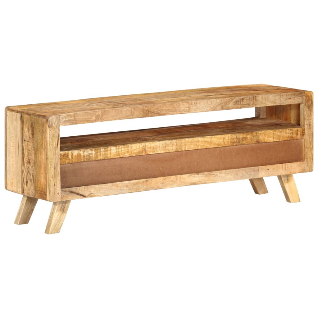 vidaXL Mueble de TV madera maciza de mango 110x30x40 cm - Image 4