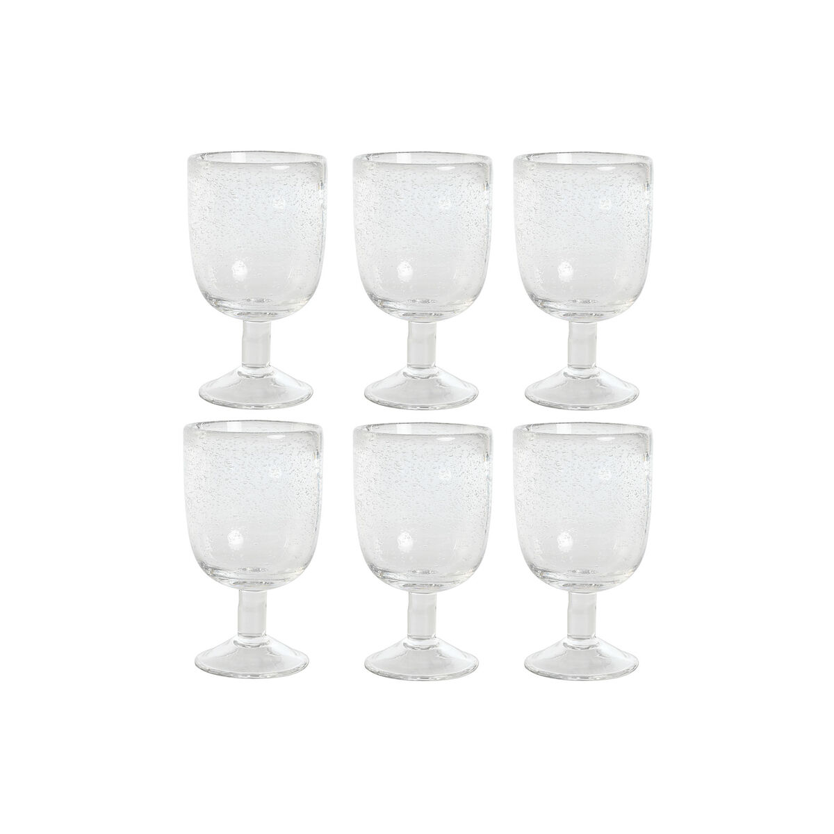 Set di Bicchieri Home ESPRIT Trasparente Cristallo 300 ml 8 x 8 x 14 cm (6 Unità)