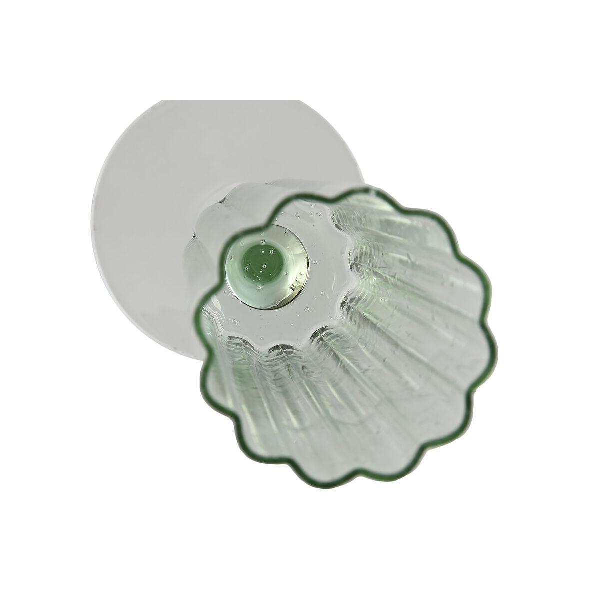Set di Bicchieri Home ESPRIT Verde Cristallo 6 x 6 x 23,7 cm (6 Unità) - Image 4