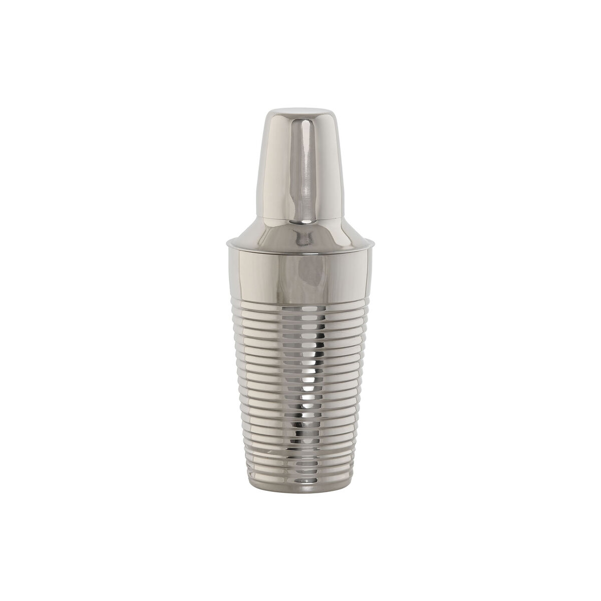Shaker per cocktail Home ESPRIT Dorato Argentato Acciaio inossidabile 9,5 x 9,5 x 22 cm