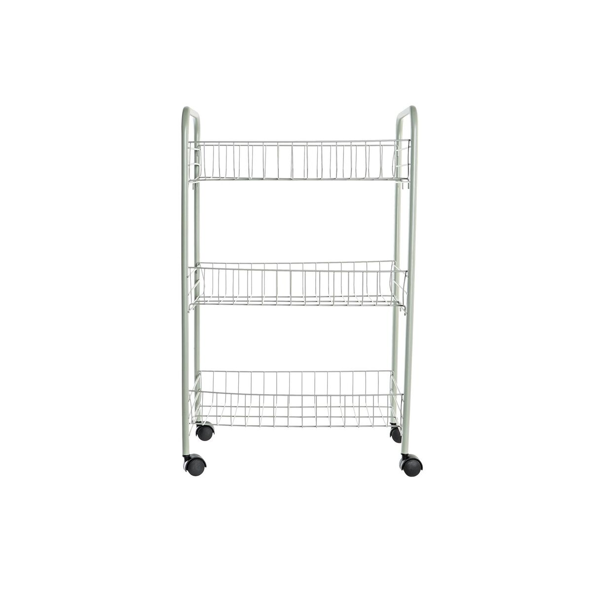 Carrello da Portata DKD Home Decor Verde Metallo polipropilene 40 x 26 x 62 cm - Image 3
