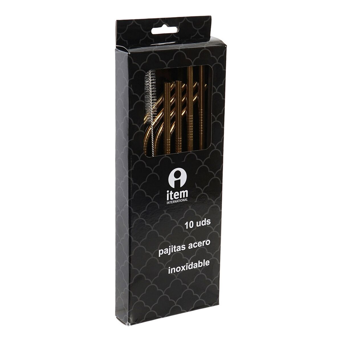 Cannuccia Riutilizzabile DKD Home Decor Dorato Acciaio inossidabile - Image 3