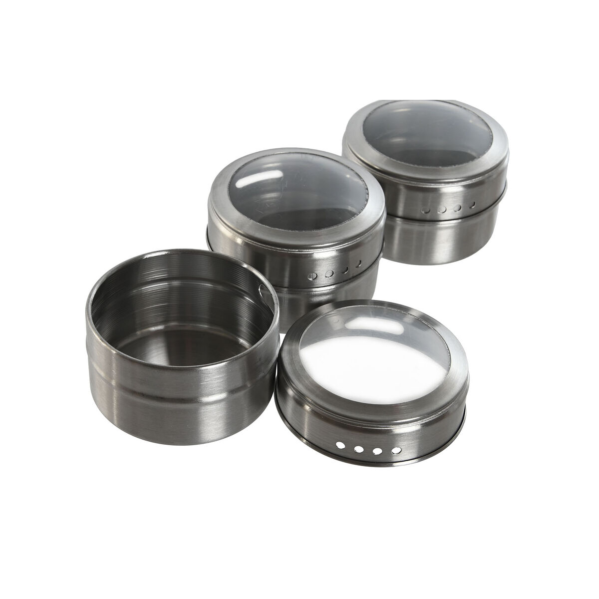 Supporto per Utensili da Cucina Home ESPRIT Bambù Acciaio inossidabile 8 x 13 x 27 cm 6 Pezzi - Image 3