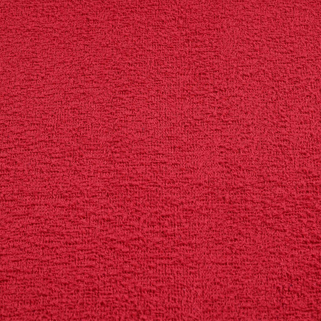 vidaXL Serviettes d'invité 2 pcs rouge 30x50 cm 360 g/m² 100% coton - Image 5