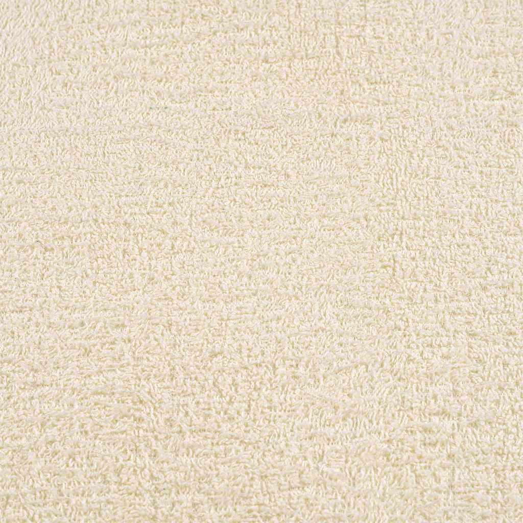 vidaXL Handtücher 2 Stk. Creme 50x100 cm 360 g/m² 100% Baumwolle - Image 5