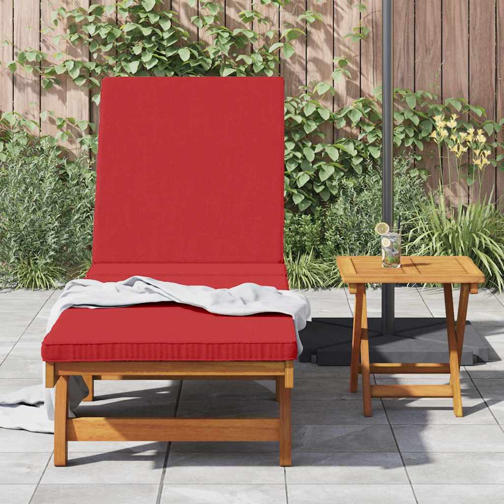 vidaXL Sonnenliege mit Kissen Braun 63 x 199 x 85cm Massivholz Akazie - Image 3
