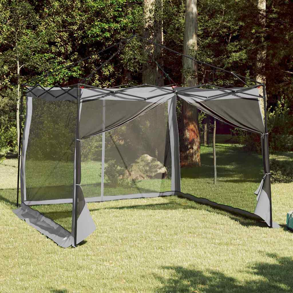 vidaXL Mesh Innenzelt Grau 303 x 303 cm