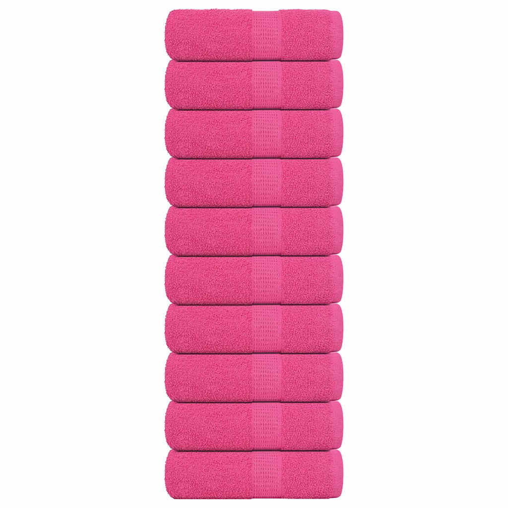 vidaXL Waschhandtücher 10 Stück FROGN Rosa 30x30 cm 100% Baumwolle
