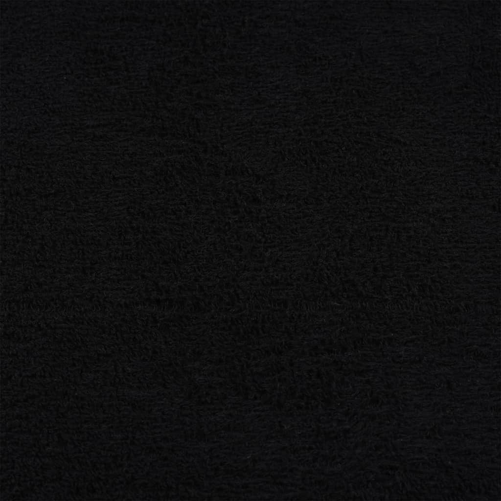 vidaXL Handtücher 10 Stk. Schwarz 50x100 cm 360 g/m² 100% Baumwolle - Image 5