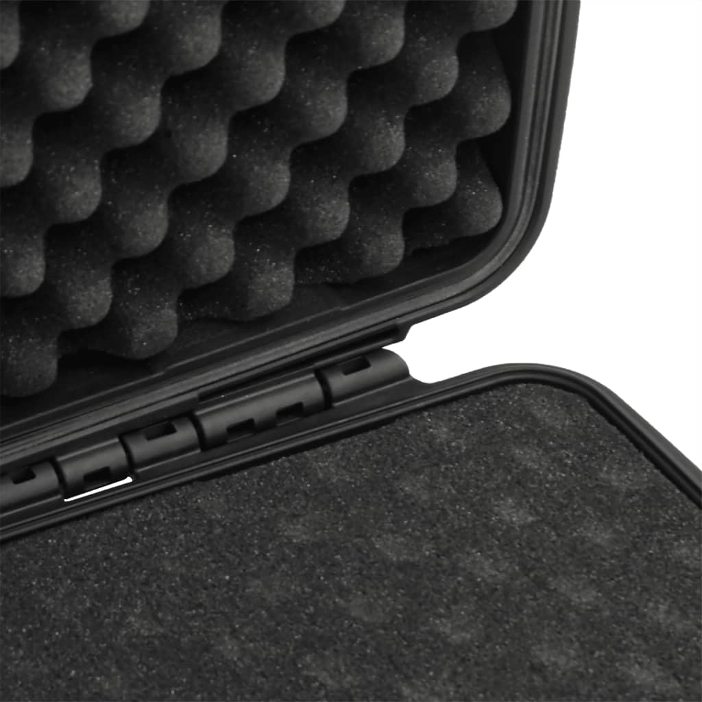 vidaXL Koffer für Flugreise Tragbar Schwarz 50,5x37x14,5 cm PP - Image 6