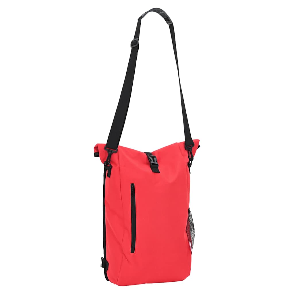 vidaXL Fahrradtasche Rot 31 x 13 x 58 cm Polyester - Image 5