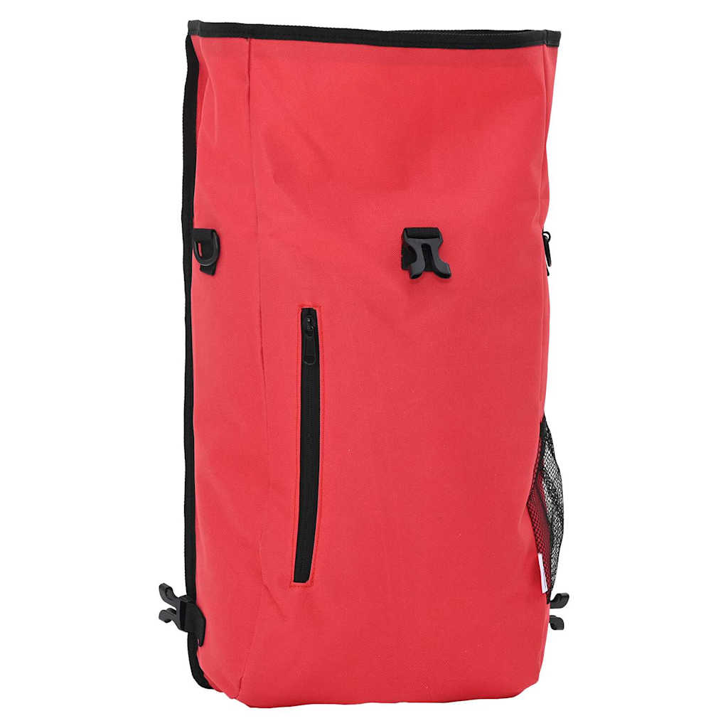 vidaXL Fahrradtasche Rot 31 x 13 x 58 cm Polyester - Image 6