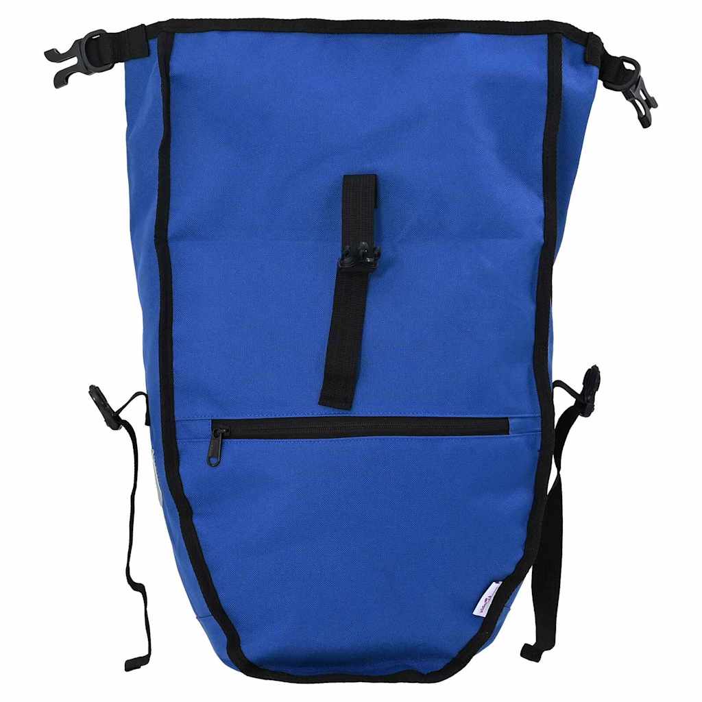 vidaXL Fahrradtasche Blau 32,5 x 17 x 57 cm Polyester - Image 6