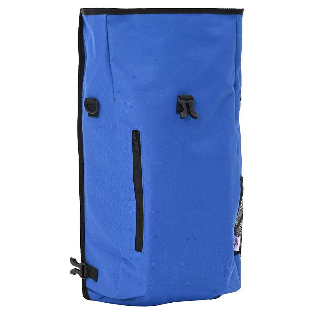 vidaXL Fahrradtasche Blau 31 x 13 x 58 cm Polyester - Image 5