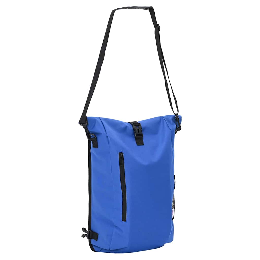 vidaXL Fahrradtasche Blau 31 x 13 x 58 cm Polyester - Image 6