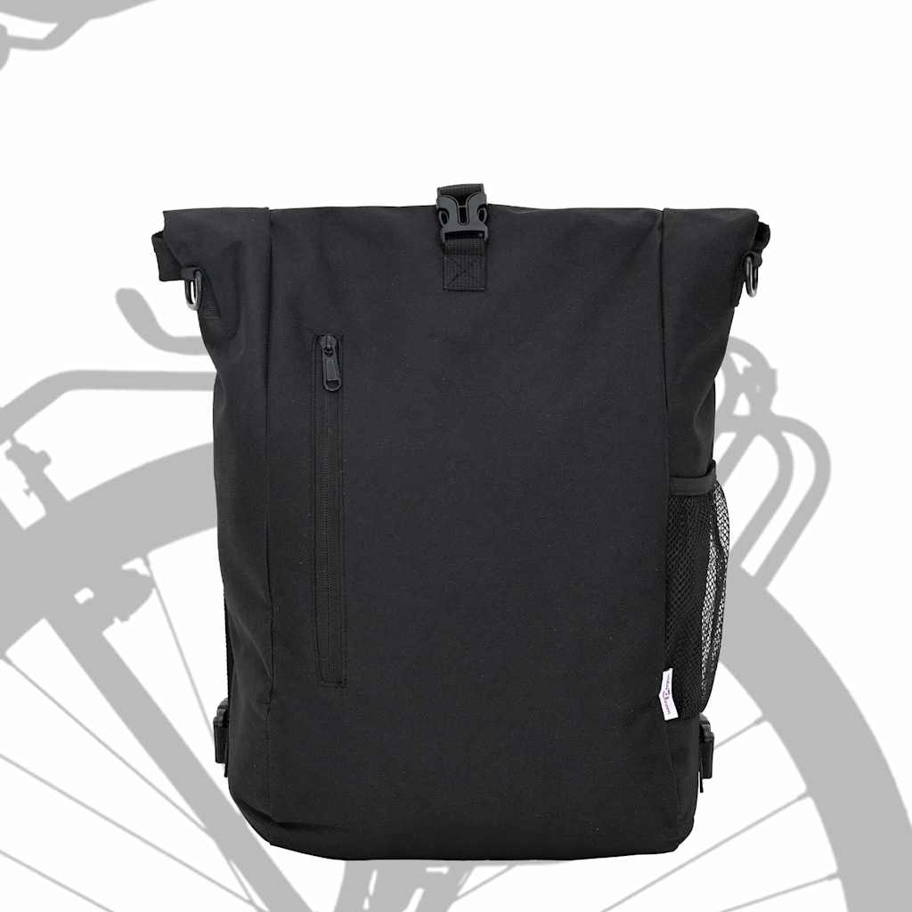 vidaXL Fahrradtasche Schwarz 31 x 13 x 58 cm Polyester - Image 3
