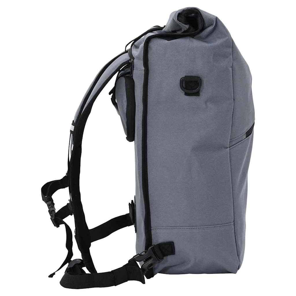 vidaXL Fahrradtasche Grau 33 x 16 x 48 cm Polyester - Image 4