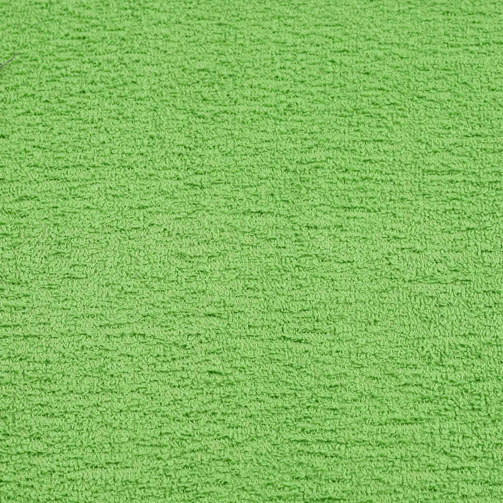 vidaXL Serviettes 10 pcs vert pomme 100x200 cm 360 g/m² 100% coton - Image 5