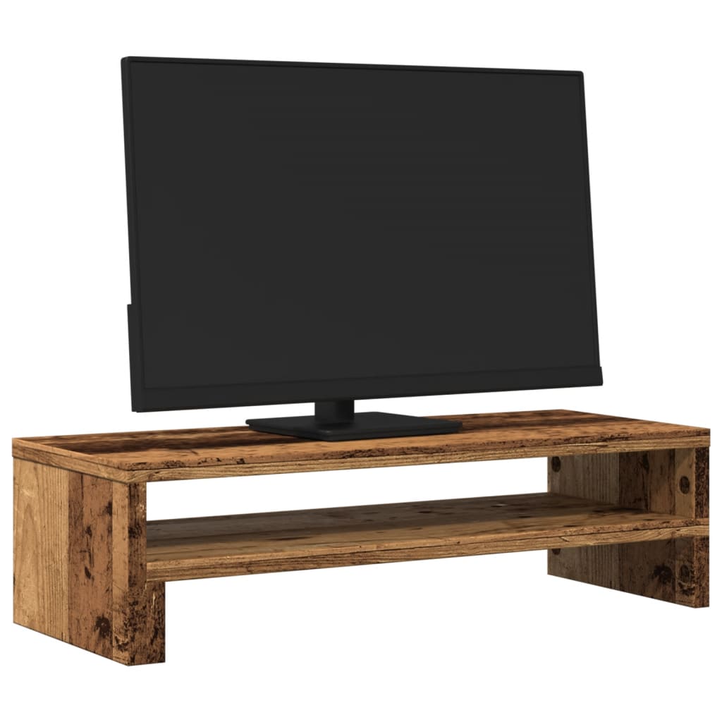 vidaXL Monitorständer Altholz-Optik 54x22x15 cm Holzwerkstoff - Image 3