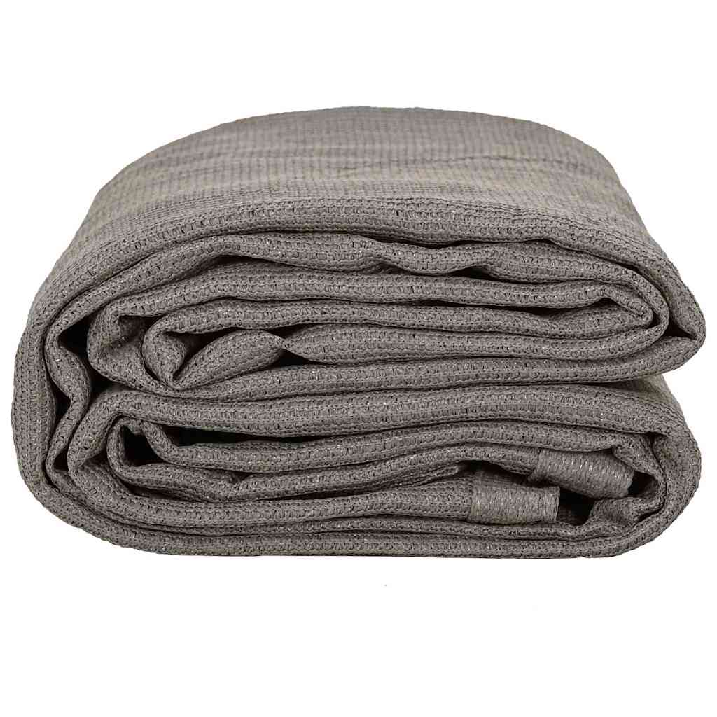 vidaXL Zeltteppich Hellgrau 250 x 200 cm Polyethylen - Image 4