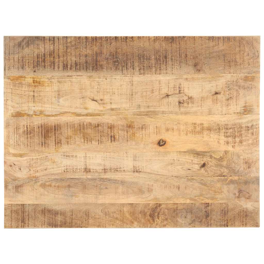 vidaXL Superficie de mesa madera maciza de mango 25-27 mm 90x60 cm