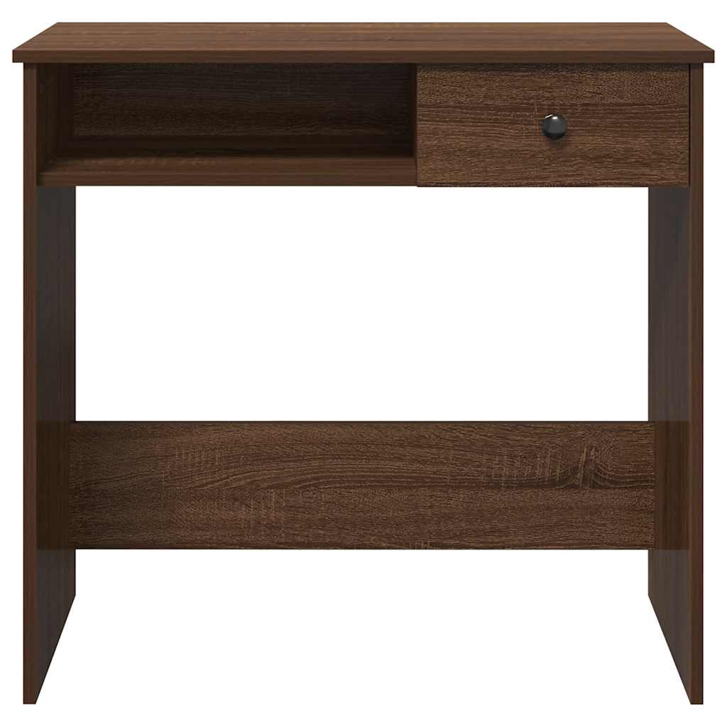 vidaXL Schreibtisch Braun Eichen-Optik 80x40x75 cm Holzwerkstoff - Image 4