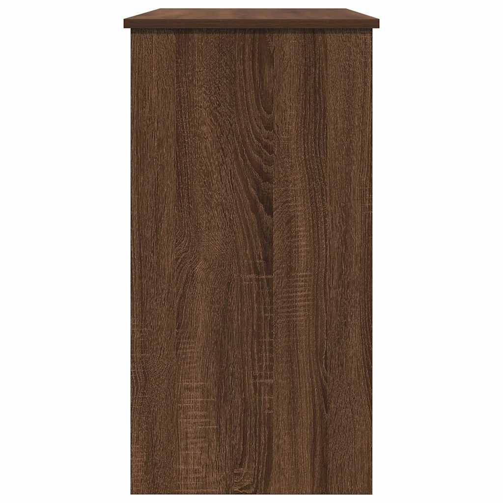 vidaXL Schreibtisch Braun Eichen-Optik 80x40x75 cm Holzwerkstoff - Image 6
