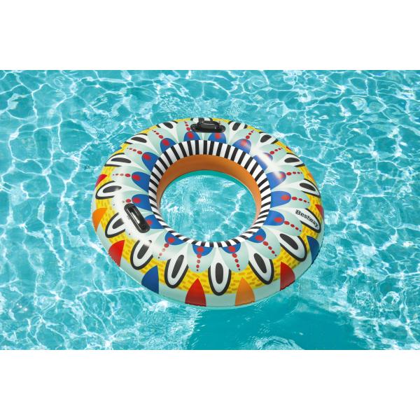 Bestway Gonfiabile Galleggiante Azteca con Maniglie D107 cm +12 Anni Mare e Piscina 36294 - Image 4