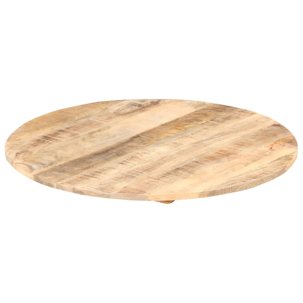 vidaXL Superficie de mesa redonda madera maciza de mango 15-16 mm 50cm - Image 4