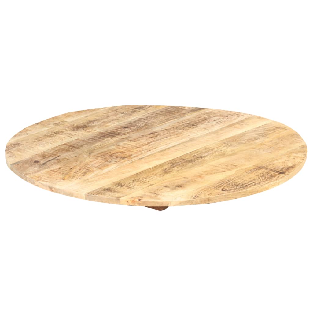 vidaXL Superficie de mesa redonda madera maciza de mango 15-16 mm 50cm - Image 6