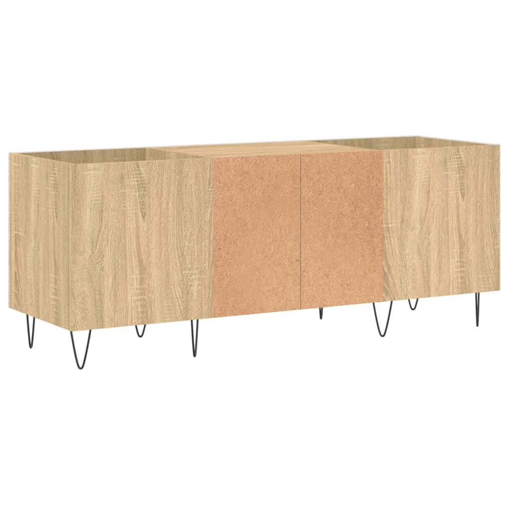 vidaXL Mueble discos madera contrachapada roble sonoma 121x38x48 cm - Image 6