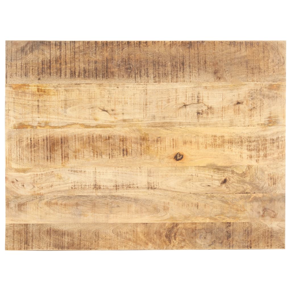 vidaXL Superficie de mesa madera maciza de mango 15-16 mm 80x70 cm
