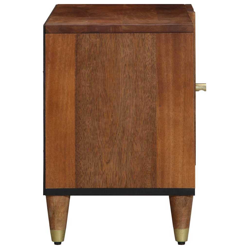 vidaXL Unidades de TV Marrón miel 80 x 33 x 46 cm Madera contrachapada - Image 4