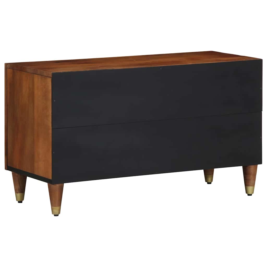 vidaXL Unidades de TV Marrón miel 80 x 33 x 46 cm Madera contrachapada - Image 5