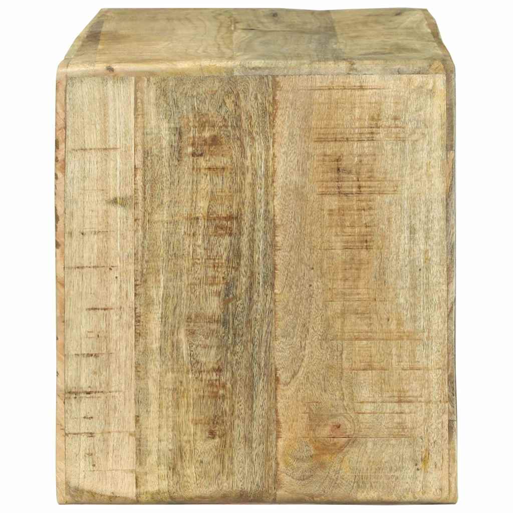 vidaXL Mueble para TV Marrón 80 x 32 x 36 cm Madera maciza de Mango - Image 4